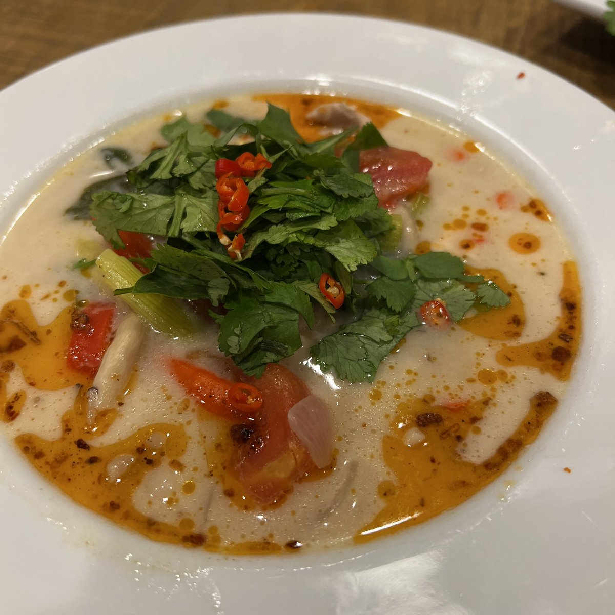 Rev. Cristobal Travieso on Twitter "Thai coconut chicken soup (Tom Kha