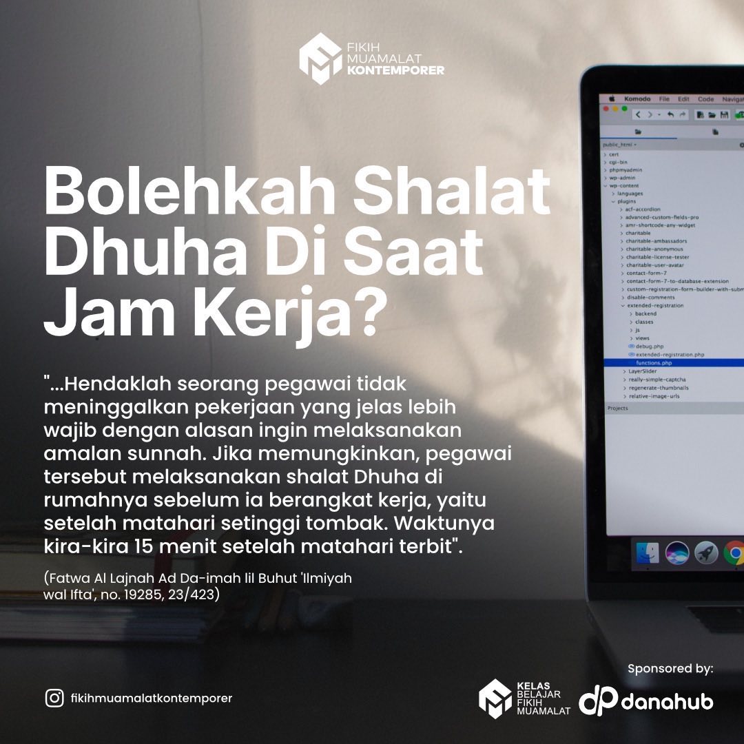 Txt dari Foto Dakwah on Twitter "Sholat dhuha saat jam kerja