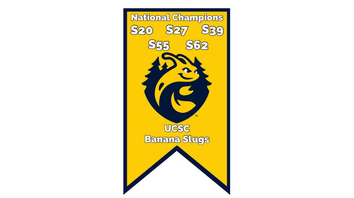 The UCSC Banana Slugs are back on top after 7 seasons and are your S62 National Champions! They collect title #5 in a hard fought game and now reign over the D2/3 world once again! Congrats guys! Party up! 🏆