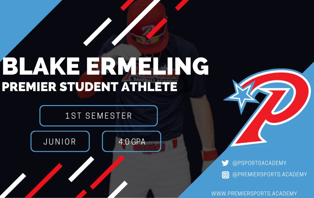 PSportsAcademy's tweet photo. Premier Sports Academy would like to recognize several athletes who earned a 4.0 on their quarter or semester grades! Congratulations to these players and keep up the great work in the classroom! 📚🎓 #StudentAthletes https://t.co/3HvRUbSpnP