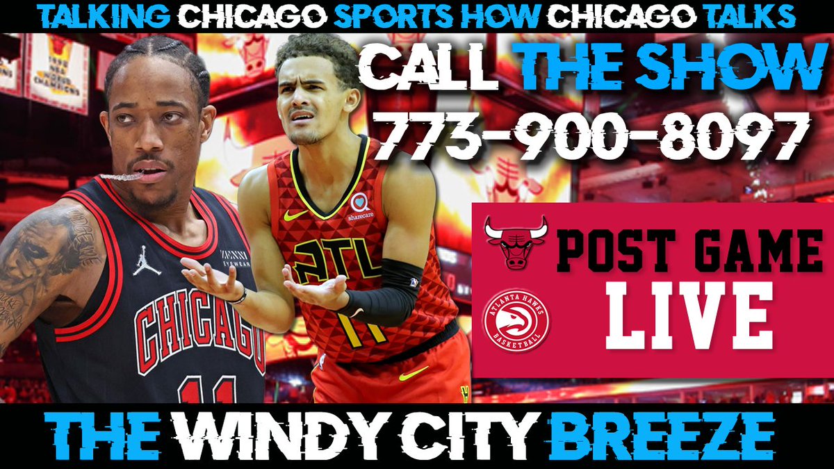 bullspodcast's tweet photo. What did you think of the Bulls' defense tonight? Call in to the Windy City Breeze post-game show at 773-900-8097 to share your thoughts with @marcuscouch ! #Bulls https://t.co/9Q4NULEufZ https://t.co/j4lSM8aWTT
