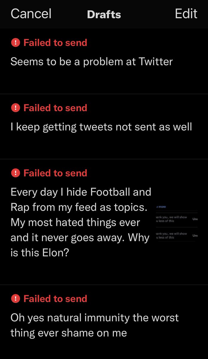 Anonydamus1's tweet photo. Anyone struggling here? #failedtosend https://t.co/GArJVJFfvE