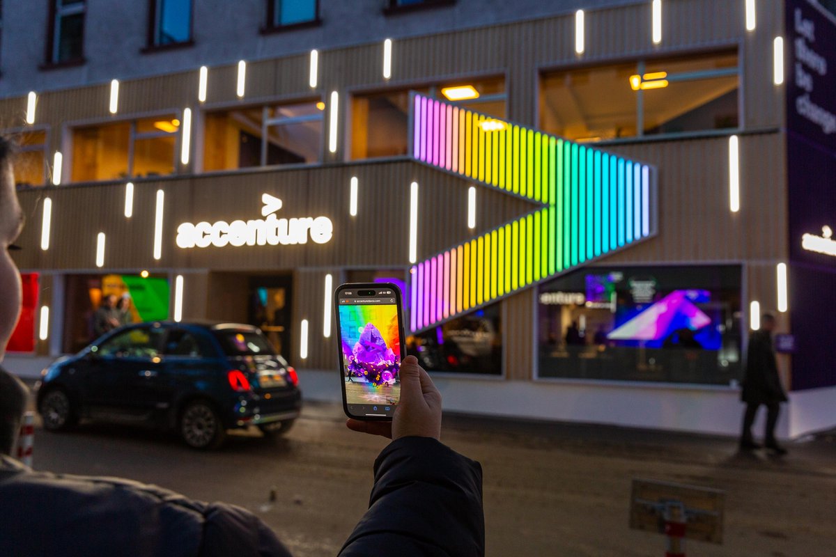 .<a href="/Accenture/">Accenture</a> is proud to co-lead the #LightUpThePromenade initiative at #WEF23 alongside the PGLE and <a href="/glaad/">GLAAD</a> in support of LGBTIQ+ equality and acceptance. Read more about this cause: accntu.re/3QWDkjf