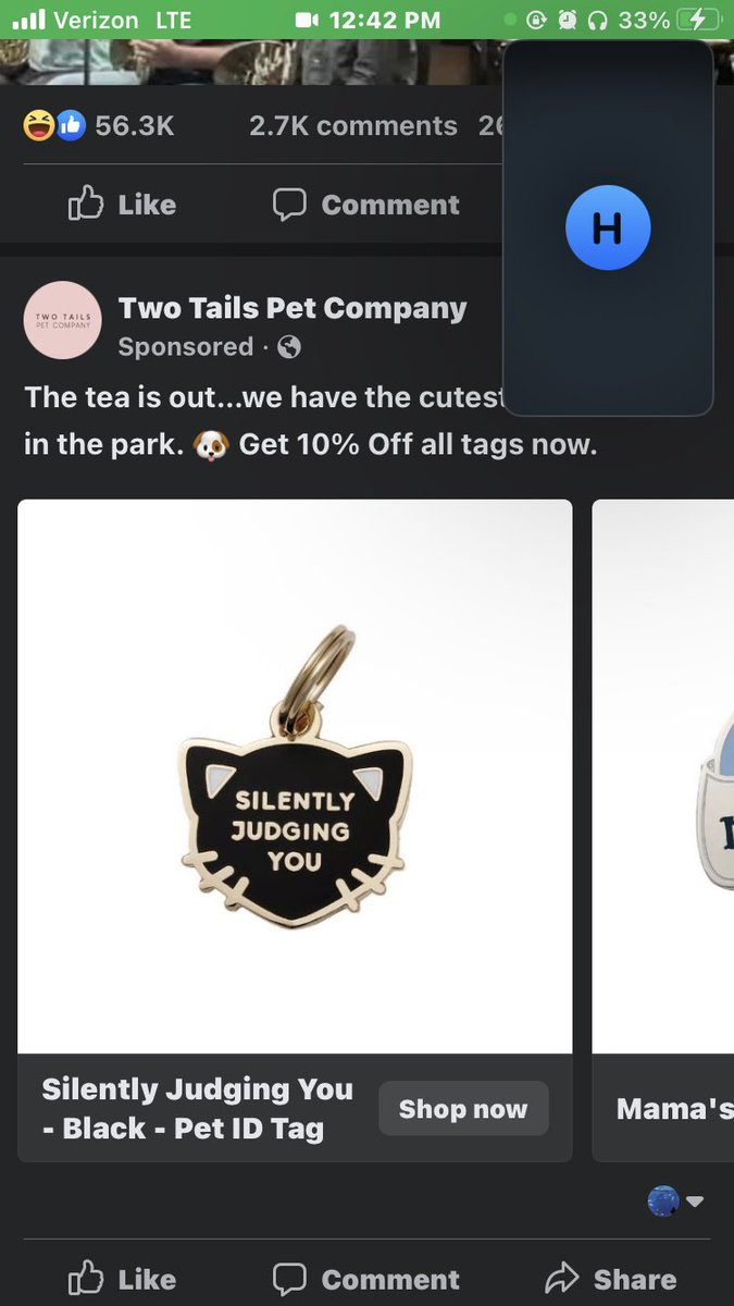 kaileydoherty's tweet photo. About to fuck around and buy this tag for Gemma https://t.co/rI7vdcBqyF