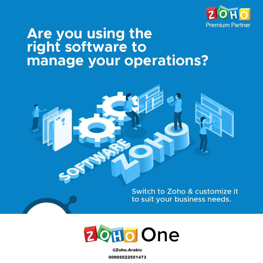 ZohoArabic's tweet image. Business operations are easier and more efficient with the right software. Switch to Zoho and customize it to suit your business needs. We provide the best Zoho customization
.
.

00905522551473
#zohoerp #humanresources #hr #zoho #zohoone #customsoftware #erp #erpsoftware #riyadh
