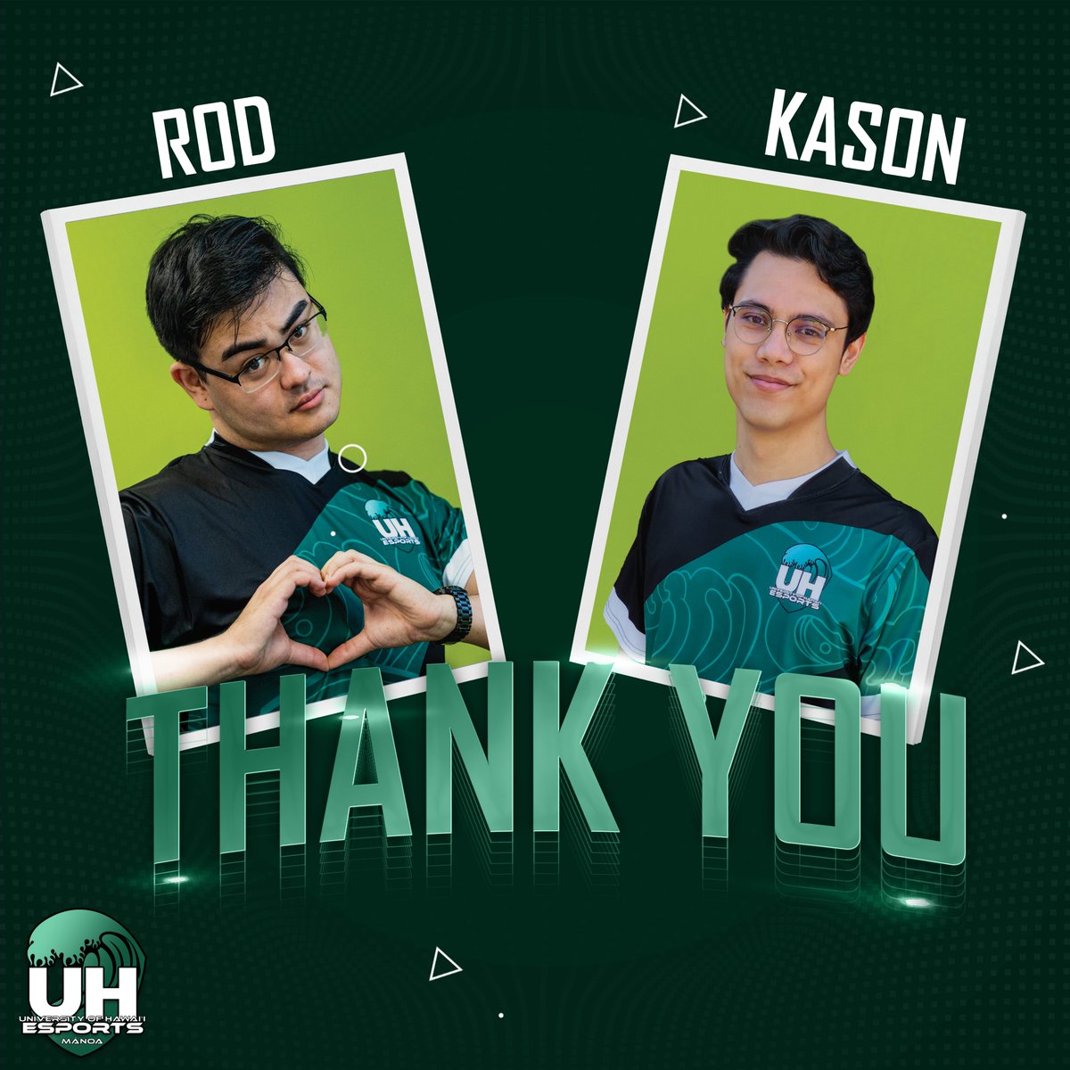 Today, we say goodbye to two true veterans of our program.  Thank you <a href="/KaloTheBirb/">Kason 🍉</a> and <a href="/Rodoria/">Noah (Rod)</a> for your years of service.  Your unwavering determination to make this program the best it could be won't be forgotten and we wish you best of luck with your future endeavors!