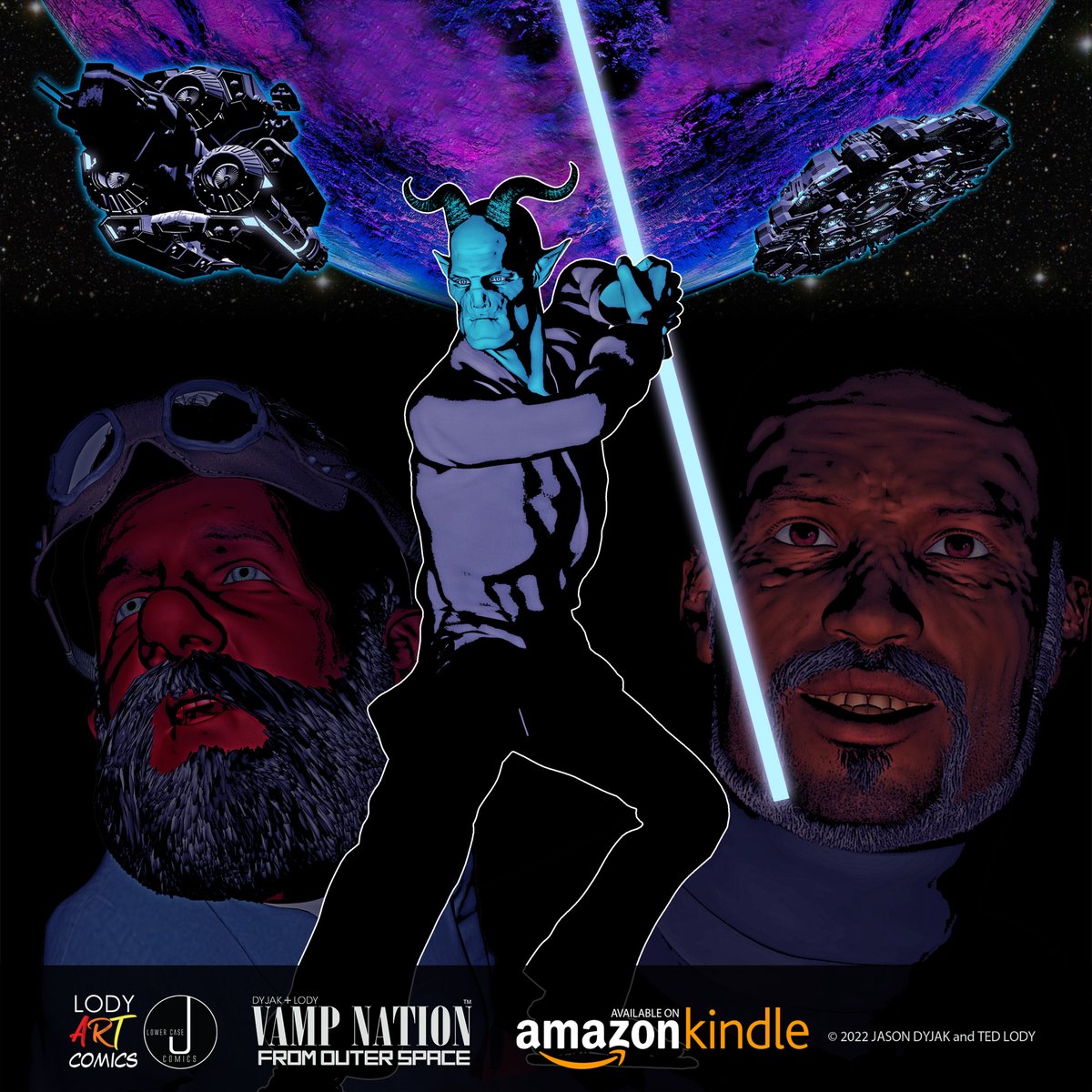 LodyGraphics606's tweet photo. Vamp Nation from Outer Space 
Amazon Kindle    https://t.co/mEJFcGXQjZ
Horror • Science Fiction
Story by Jason Dyjak | Art by Ted Lody
#graphicnovel #vampire #space https://t.co/2OEUFZuX1d