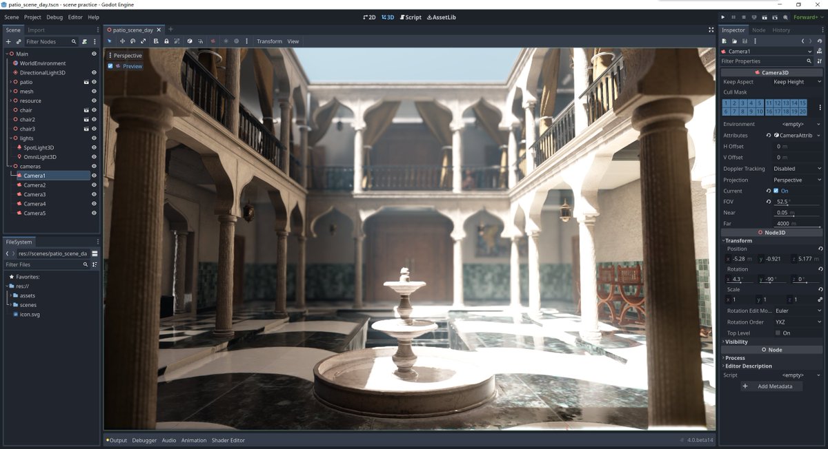 Render by #GodotEngine 4.0 Beta 14 #Godot4