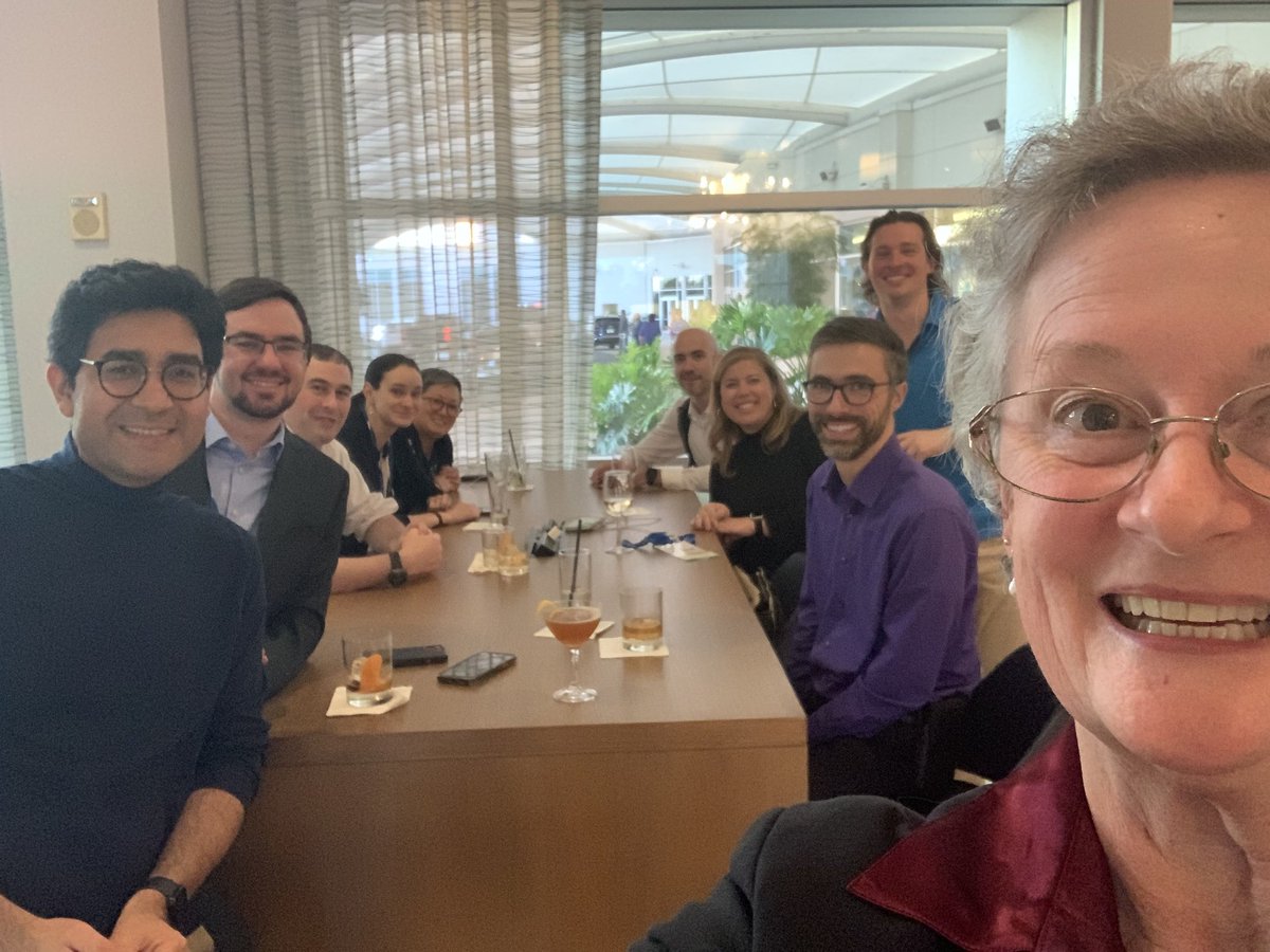 The extended networking group with <a href="/BWH_STRATUS/">STRATUS Center for Medical Simulation</a>  and <a href="/andymusits/">Andrew Musits</a> from Brown gathered for networking at #IMSH2023