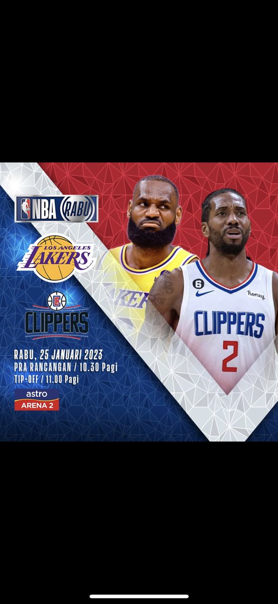 muzhaffar_azham's tweet photo. Which LA team will reign supreme? Kawhi or Lebron? Plus lets talk about the Hachimura’s Trade 🤔🤔

Only on @ASTROARENA channel 802 at 1030am

Los Angeles is ?? https://t.co/1esRTcknI1