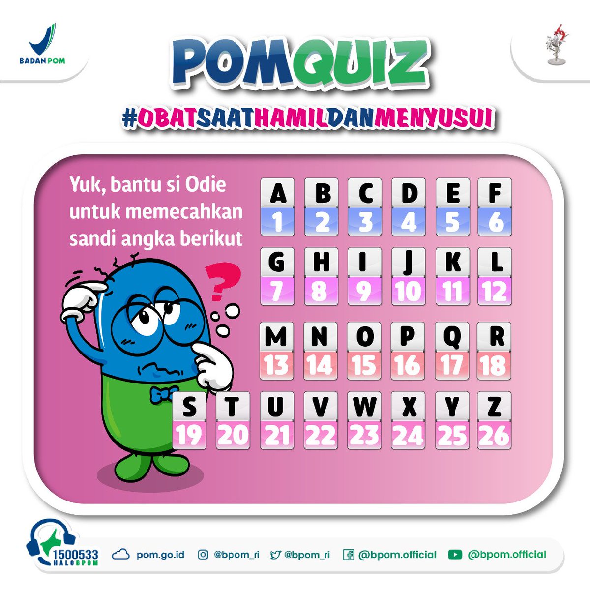 BPOM_RI's tweet photo. Hai #SahabatBPOM, penggunaan obat pada Ibu hamil dan menyusui ternyata dapat memberikan risiko kesehatan Ibu dan mempengaruhi pertumbuhan janin loh!

#SahabatBPOM sudah tahu kan prinsip dan tips penggunaan obat pada saat hamil dan menyusui?

Yuk, saatnya uji pengetahuanmu dengan https://t.co/KzeBcN9GYC