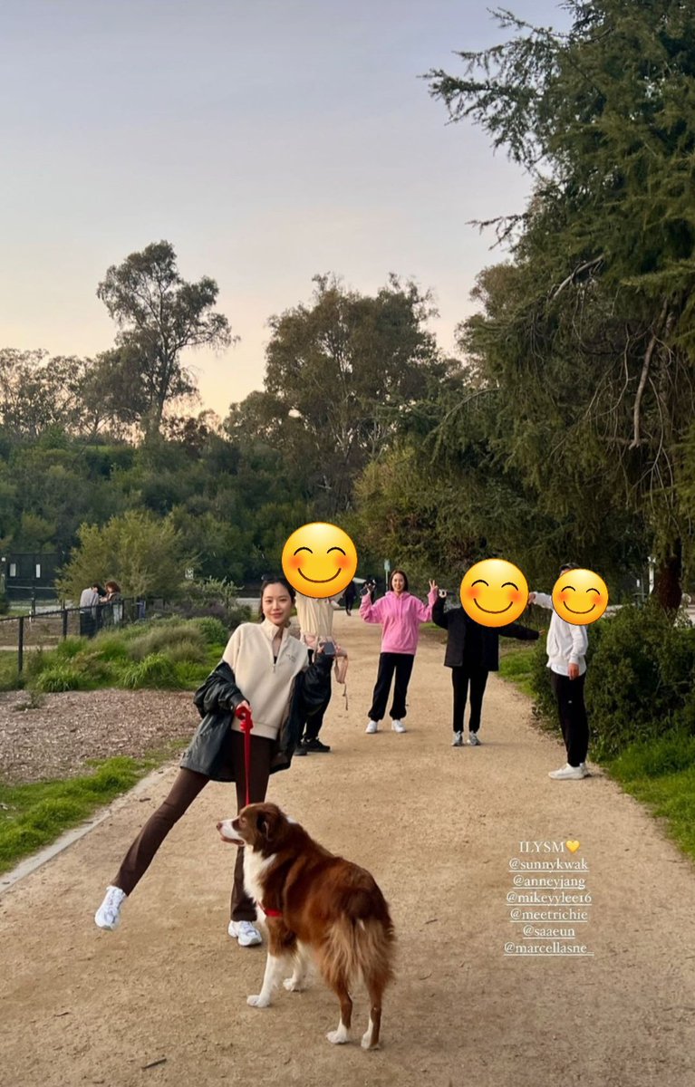 230124 Naeun's friend in LA Insta Story #Naeun #손나은 #나은