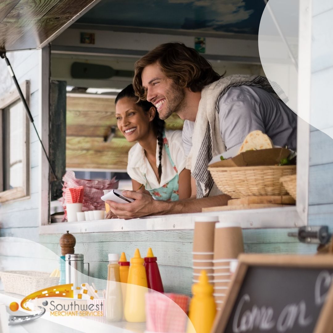 SouthwestMer1's tweet image. Point of Sale Systems (POS) helps food truck owners obtain and organize orders and generate reports, including a breakdown of sales by item, date, time, and location. Visit southwestmerchantservices.com for details.
.
.
.
#cardprocessing #possoftware #merchant #cbd #addmi#clover #revel