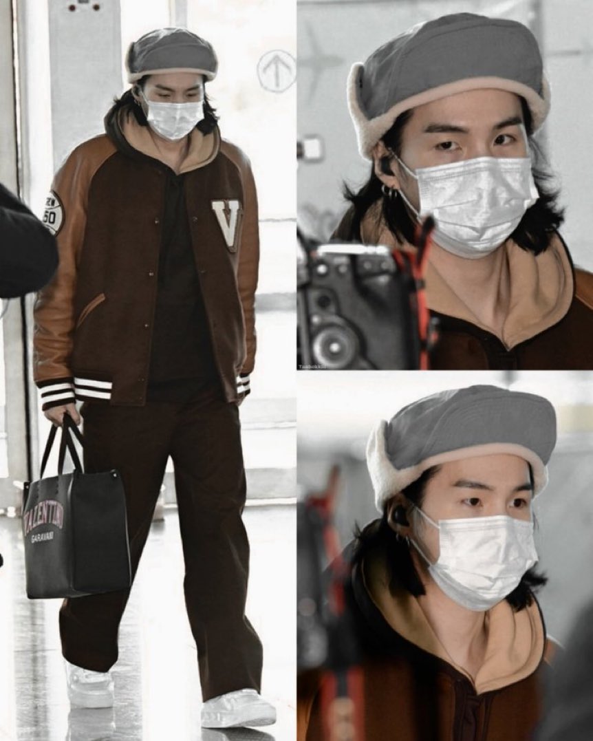 t⁷♡ on X: BTS' Suga departs through Incheon International Airport on the  morning of the 24th for Paris Fashion Week schedule.” HAVE A SAFE FLIGHT  YOONGI!  / X