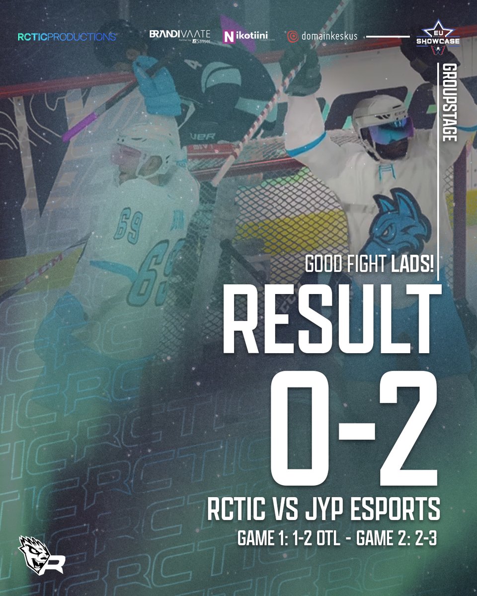 jeyshootsfi's tweet photo. Unfortunately, our freezing fight was not enough to win the last game of the regular season. Next, look towards the playoffs 🥶

⛔ 0-2 (1-2 OTL &amp; 2-3)
🆚 @JYP_Esports
🏆 Showcase Europe S4

#NHL23 #capsgaming #showcaseeurope #esportsfi 
@capsgaming @RCTIC_NHL https://t.co/UIPuoddBlD