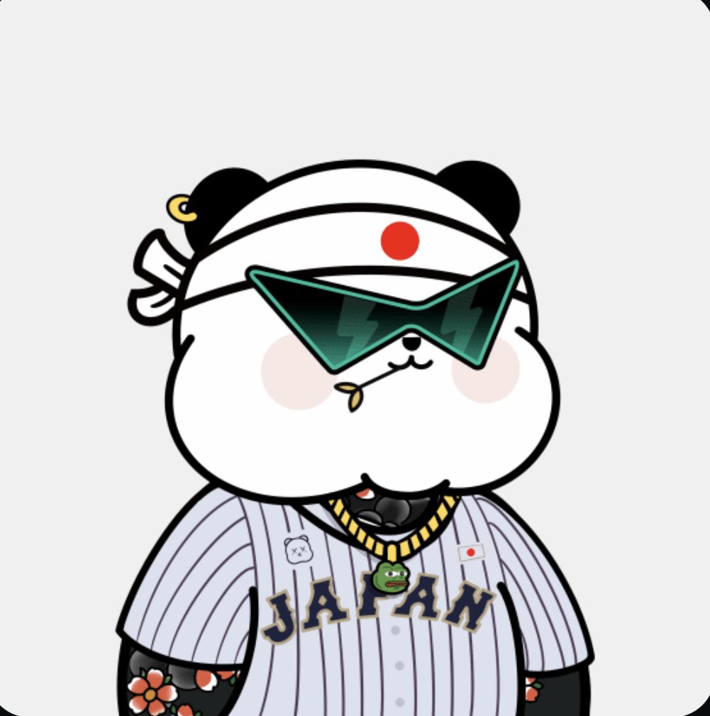 AyyBeezyB's tweet photo. Super stoked on my @KanpaiPandas I copped today s/o @DaRealMilkBagz and @crypto_iso for the help 🐼  @DontFadeBagz https://t.co/d7RPsLH0IG