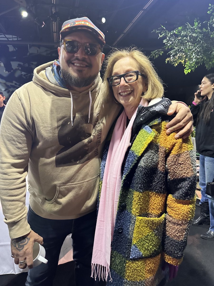 SundanceSatter's tweet image. Enjoying the ⁦@sundancefest⁩ #NativeForum gathering with #SundanceLabs alum Sterlin Harjo honoring 11 indigenous filmmakers premiering their films this week! Shout out to ⁦⁦@adam_piron⁩ our Director, Indigenous Program.