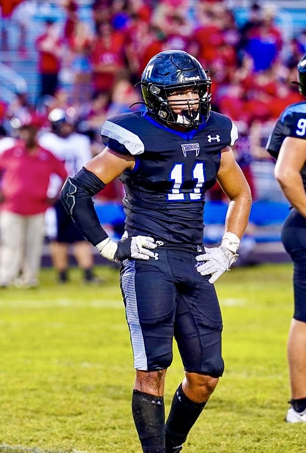 Coaches,
📌C/O 2024 
📌6’0 210
📚 3.2 GPA
📌MLB,OLB,FB
📌STATS: 87 TACKLES 
📌SOLO: 38 TACKLES
📌9 TFLS 
HUDL: hudl.com/v/2JkTxs

 <a href="/PVCobrasFB/">Park Vista Football</a> <a href="/emilee_smarr/">Emilee Smarr</a> <a href="/ESPNTop63/">ESPN Top 63</a> <a href="/EraPrep/">New Era Prep</a> <a href="/mikehall_32/">Mike Hall Jr., CSCS, PTA</a> <a href="/CoachHallSr/">Coach Mike Hall</a> <a href="/_CoachJohnsonJr/">COACH T</a> <a href="/coachfurrey/">Mike Furrey</a> <a href="/KappaKraig3/">Craig</a> <a href="/CoachJP__/">Coach JP</a> <a href="/larryblustein/">Blustein Recruiting</a>