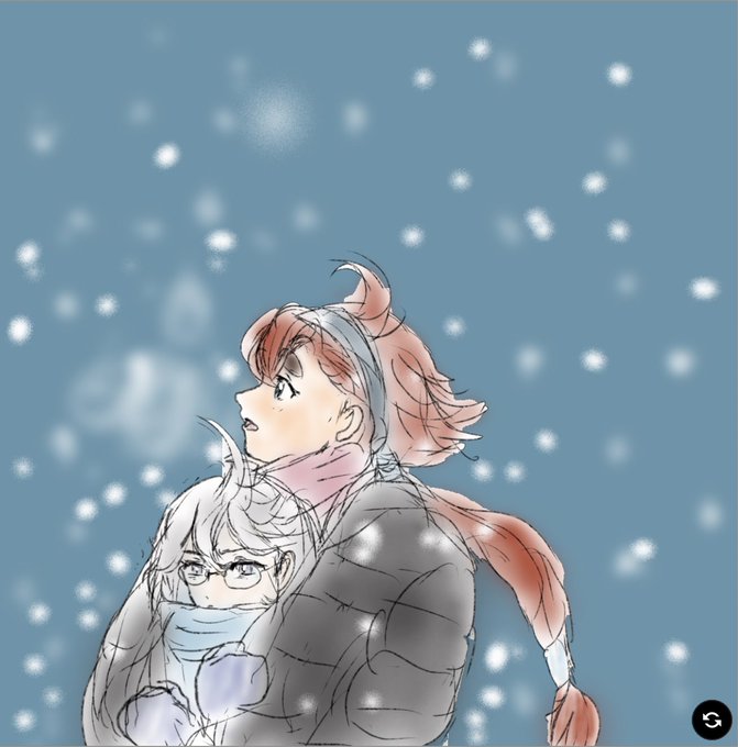 寒い日ですね風邪等気をつけて下さい現パロスレミオ。わー、ミオリネさん雪ですよ………寒い…。 