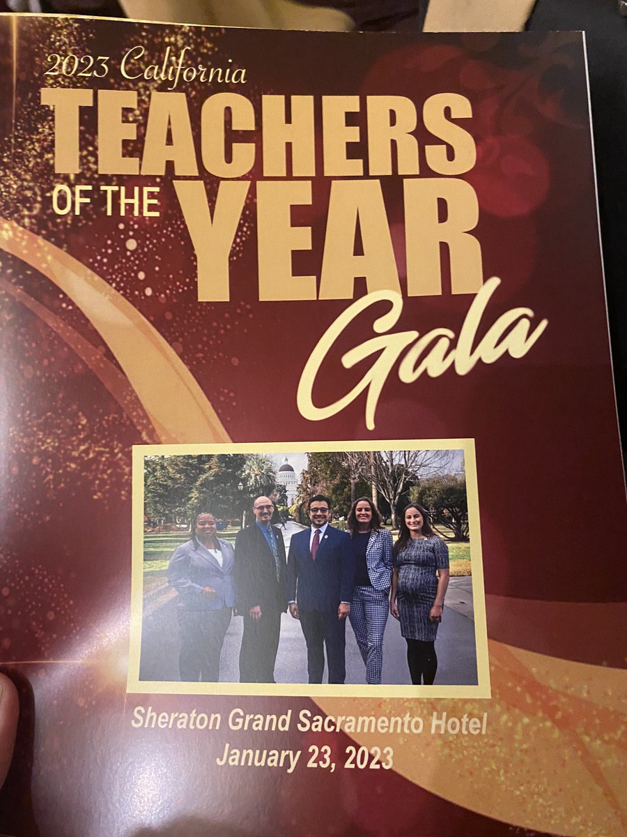 Abel_Guillen's tweet photo. So inspired by our #CATOY - thank you for your dedication and commitment to Californiaโs students! https://t.co/dh4c0hrZY8