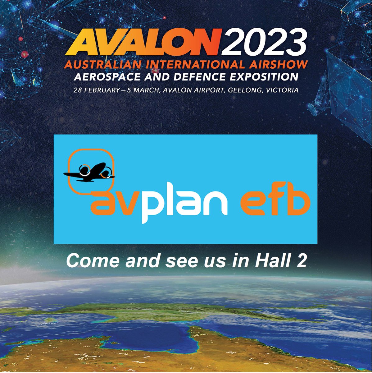 AvPlanEFB's tweet photo. We will be there! 
🛩️🛫🛩️✈️🛩️🛬🛩️

Come check out our stand at the renowned #AvalonAirshow2023 and let our team show you how the award-winning #AvPlanEFB can help you plan your flight with confidence and stay informed.

#flightplanningsoftware 
#Avalon2023 #pilotlife #aviation https://t.co/5walD2cgZ4