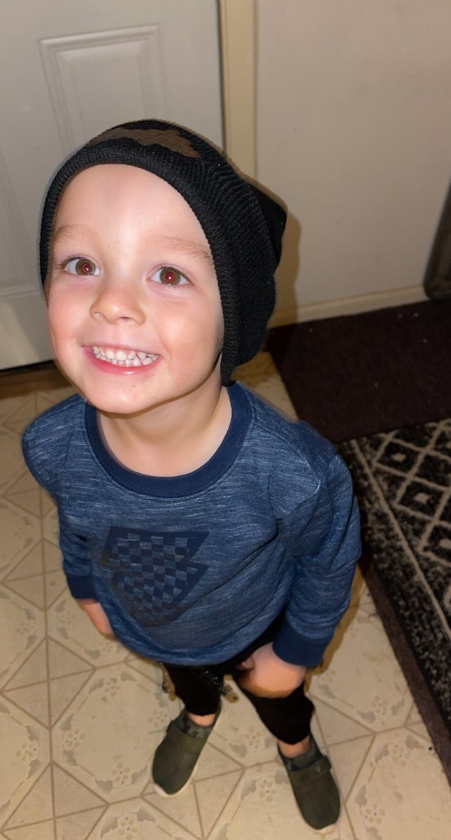 He got himself dressed and asked me to take his picture. How is he so big already 🥹