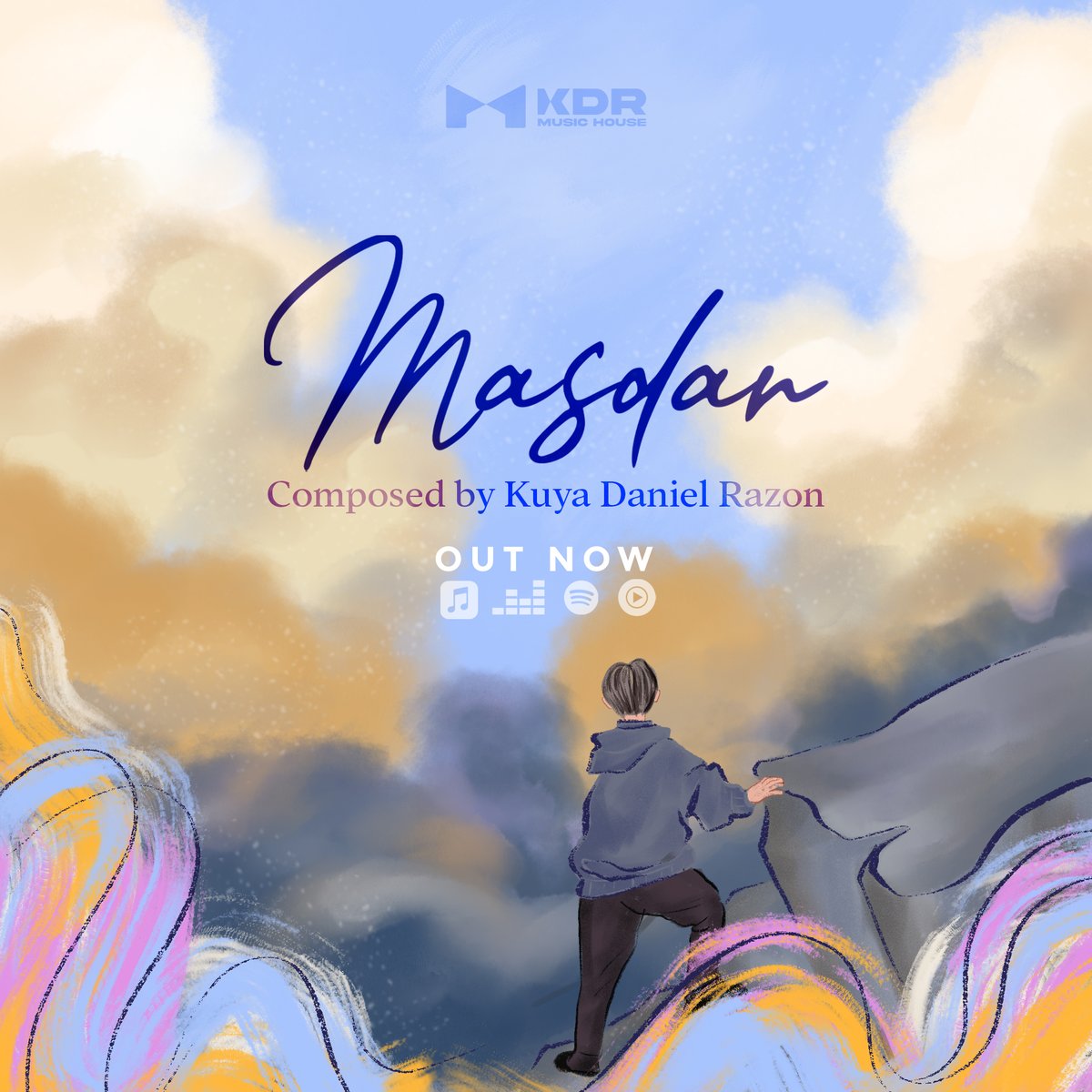 KDRMusicHouse's tweet photo. Treat yourself today with inspiring music! 

✨ #Masdan ✨ is out now on all digital music platforms. 

🔗 https://t.co/3c15Iu66xW 

#KDRMusicHouse https://t.co/cSxvhBsQgb
