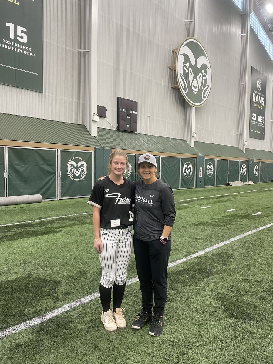 Thank you <a href="/CSUSoftball/">Colorado State Softball</a> for a great weekend at camp! <a href="/Coach_Fisher/">Jen Fisher</a>  <a href="/CSUCoachEasley/">Shana Easley</a> Go Rams!