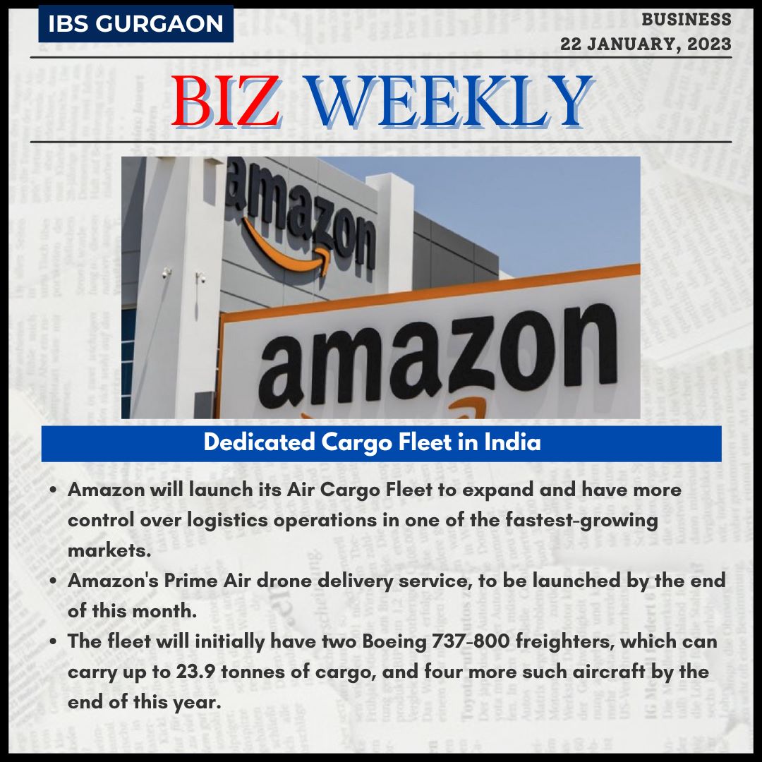 gurgaonibs's tweet photo. IBS Gurgaon presents a new episode of Biz Weekly to deliver the important news articles from various sectors such as World, Business, Economy, and Technology.
Follow us to learn more!!
#ICFAI #IBS #IBSGurgaon #PGPM #IBSAT22 #BizWeekly #News #World #Business #Economy #Technology https://t.co/LWsbaIc5Iq