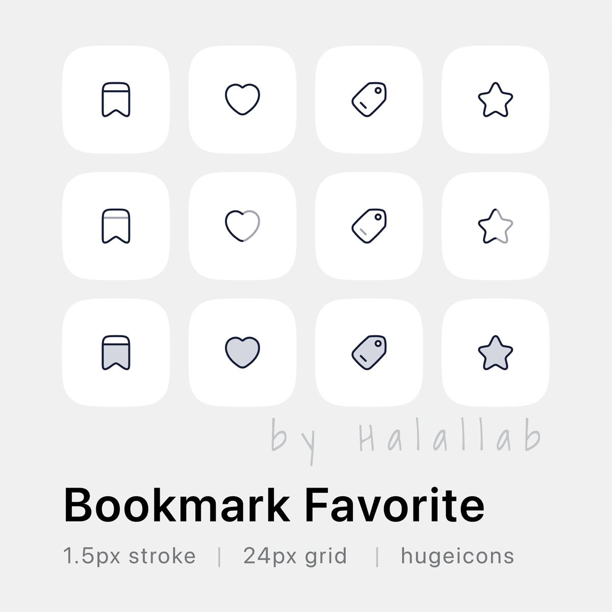 huge_icons's tweet photo. huge_icons Bookmark favourite Icons Set
Day-006
#premiumicon #iconset #icondesign #cleanicon #hugeicons #iconpack https://t.co/M7ZZcUs7nz