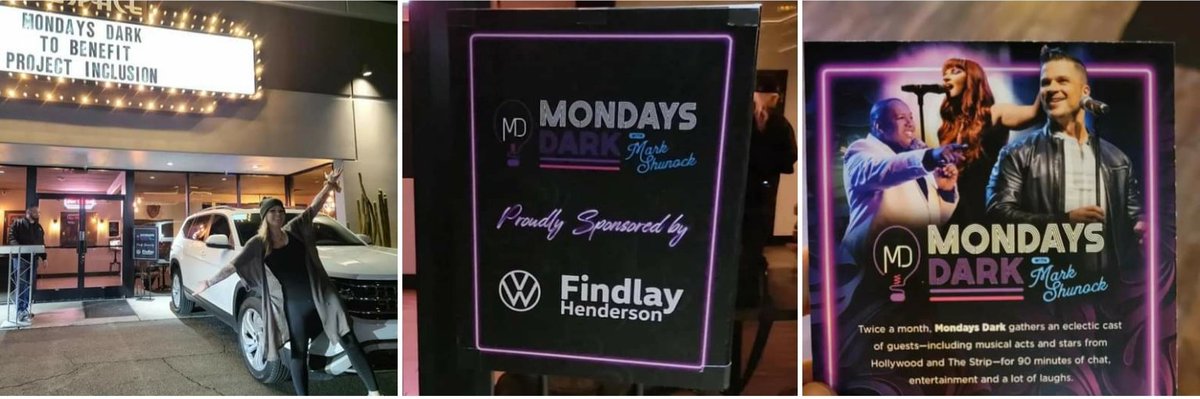 Tyler Corder (@tcordervegas) on Twitter photo 2023-01-24 03:48:27 Findlay VW Henderson supports @thespacelv and @MarkShunock at @mondays_dark to benefit local charities. Findlay VW Henderson supports @thespacelv and @MarkShunock at @mondays_dark to benefit local charities.