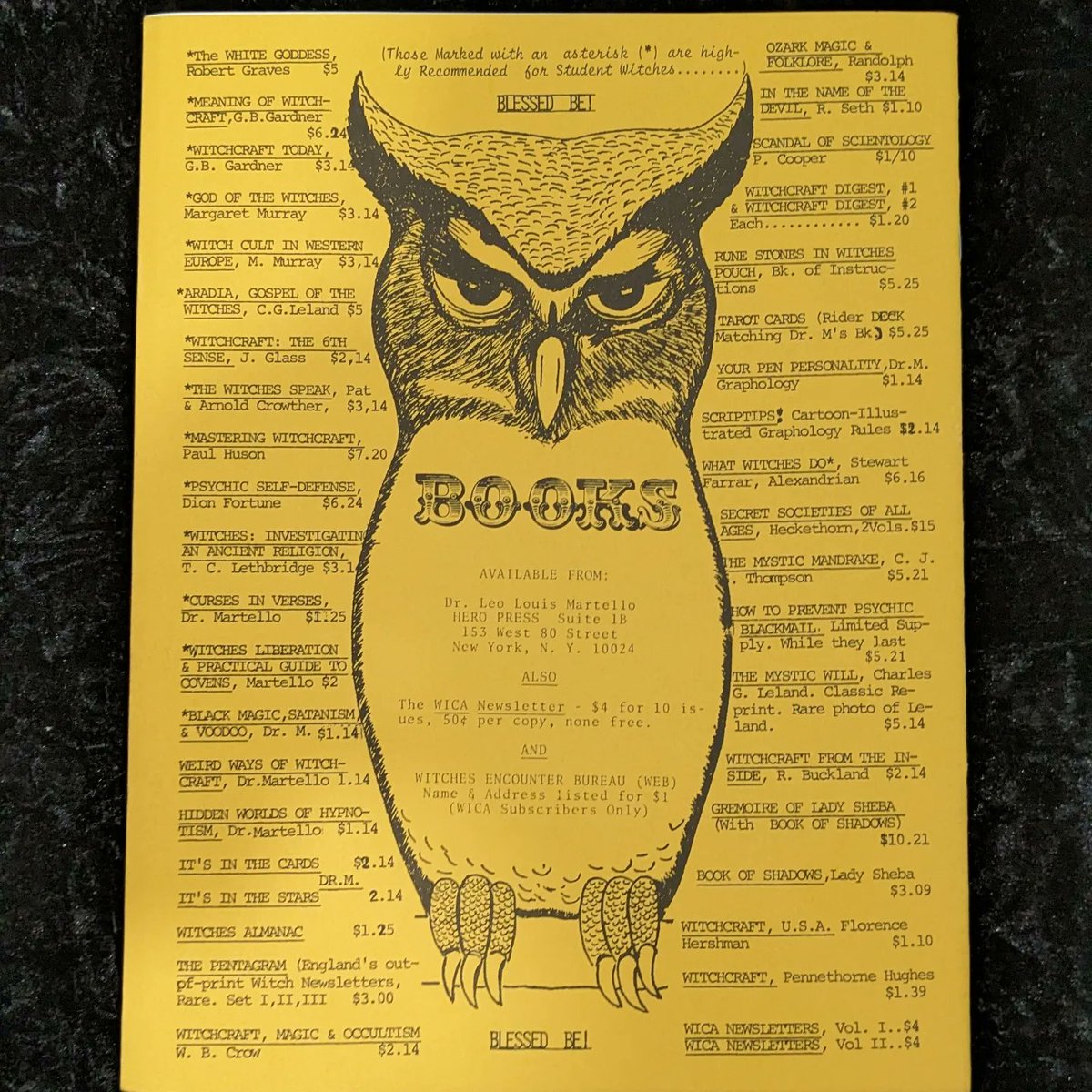 ElhoimLeafar's tweet photo. A gift we bring from our trip to Salem, Ma. Written by the master of the Craft Eddie Buczynski, founder of the 'Wicca: Welsh Traditionalist Witchcraft' and 'The Minoan Brotherhood of Witchcraft'. #blessedbe #somoteitbe #eddiebuczynski #wicca #brotherhood #LGBTQIA #queerwitch https://t.co/IhkZHbkWzu