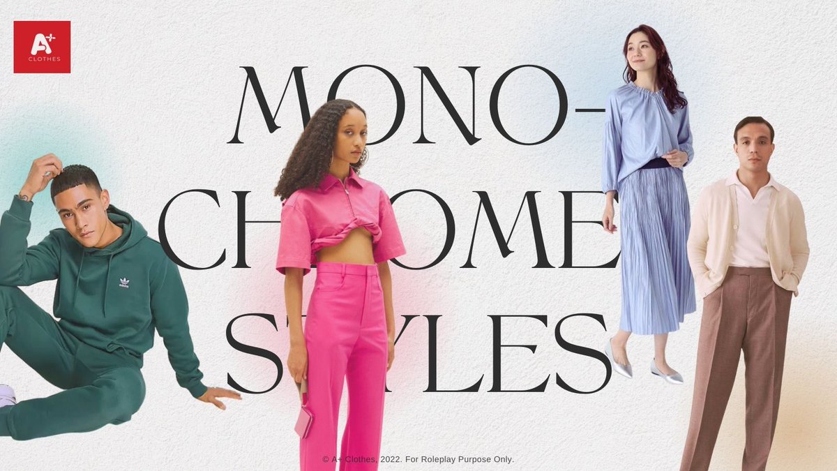 ㅤ
ㅤㅤㅤㅤ𝐌𝐎𝐍𝐎𝐂𝐇𝐑𝐎𝐌𝐄 𝐒𝐓𝐘𝐋𝐄𝐒
ㅤㅤㅤㅤMONOCHROME STYLES
ㅤ