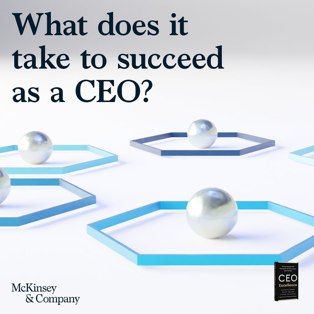 Mckinsey Company On Twitter What Do Ceos Do Why Do They Do It That