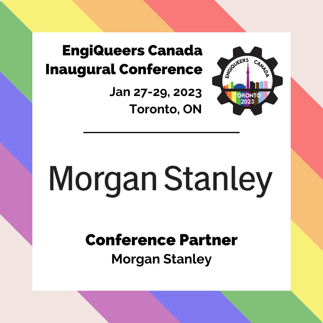 4️⃣ days until the #eqcan2023 national conference 🙌 Shout out to our conference partner, @MorganStanley