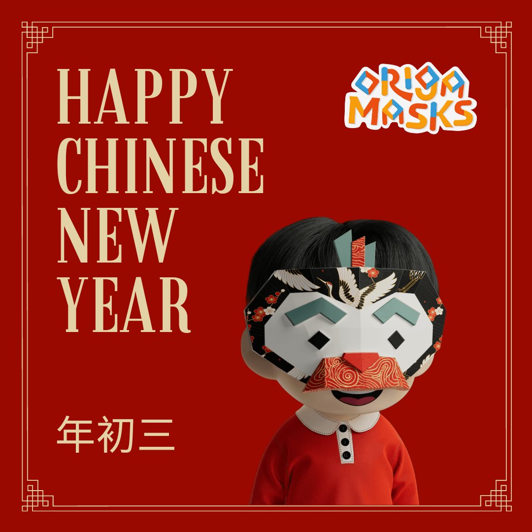 CNY Day 3 @origamasks 🧧🧧
@omgStoryboard #Origamasks
#PlayWithUs #Childhoodinside #KidBehind #MaskKid #KidWithMask #DremBig #LetsPlay #StayChildish #OMG #OMGang #Stayfoolish #StayCurious #StayChildish #LetsPlay #HappyLunarNewYear2023 #CNY2023