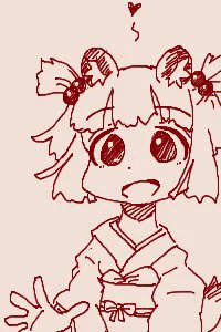 ちかごろのらくがき2イカとたぬき 