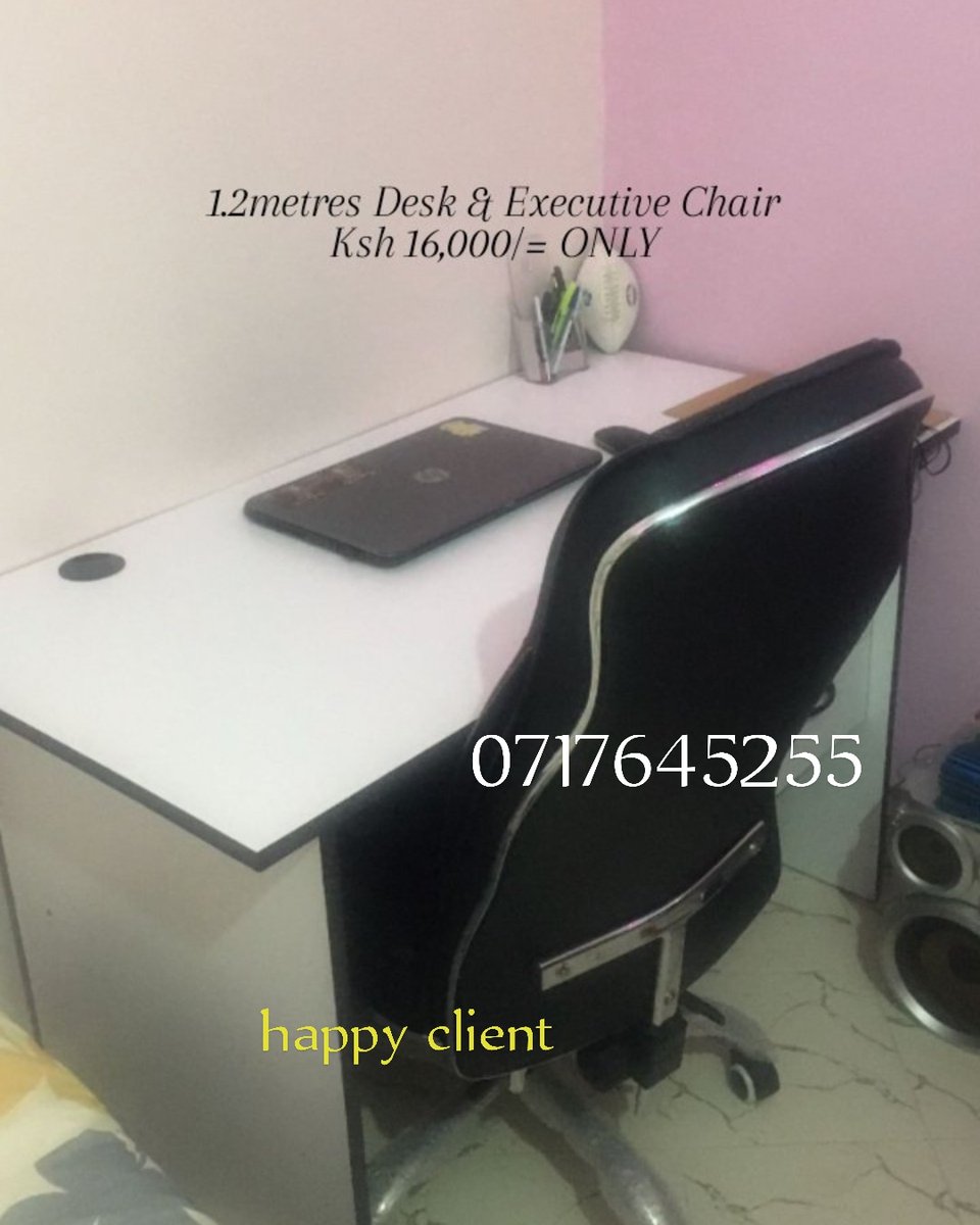 tidmaster's tweet photo. Tidmaster home office furniture
Best furniture in town
Call or WhatsApp 0717645255 
To order

Happy clients

https://t.co/tgVewKu57M

Kenyans. Geoffrey mwangi. Mzee. Nairofey. Jkia. First lady. Gachagua. Theo. Petite. WhatsApp. Nea nita exposed. Boehly. Azziad.
#poweroutage https://t.co/pSZUmqiRRH