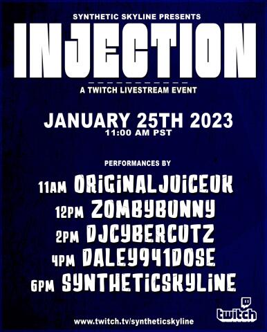 Daley941Dose's tweet photo. Let's throw down! #dubstep #breaks #breakbeats #twitch #djs #wednesday @SynthSkyline @djcybercutz https://t.co/nv9hwjUwoZ