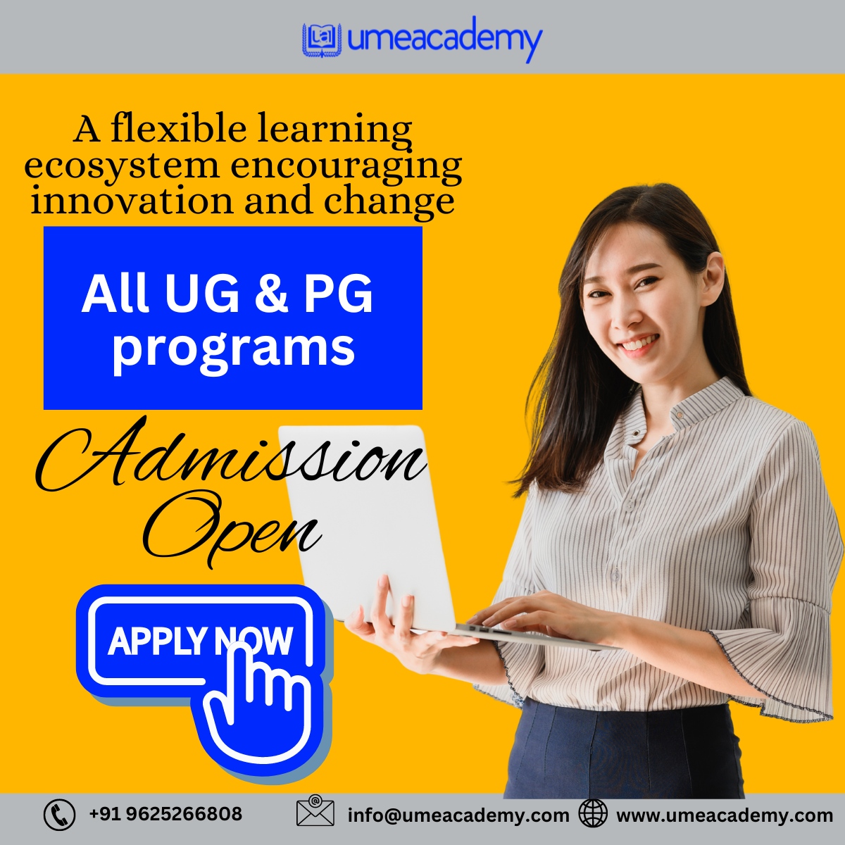 Ume_Academy's tweet photo. Register for various UG and PG programs that are available in various fields of education. admission open. know more at @Ume_Academy 
Click here:- https://t.co/Ks0mjaWthf
#education #ugprograms #pgprograms #admissions #mba #NTRForOscars #ElectricityShutDown #UPDATE #umeacademy https://t.co/FCDhiOsKWE