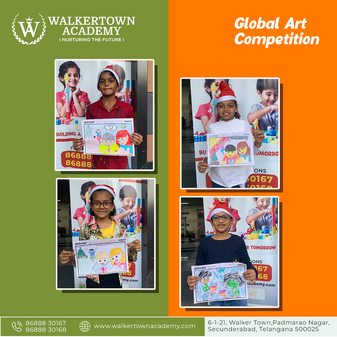 A child's development and growth play a crucial role in determining their future.

#walkertown #schools #students #activitiesinschool #cocurricular #globalartcompetition #studentslearning