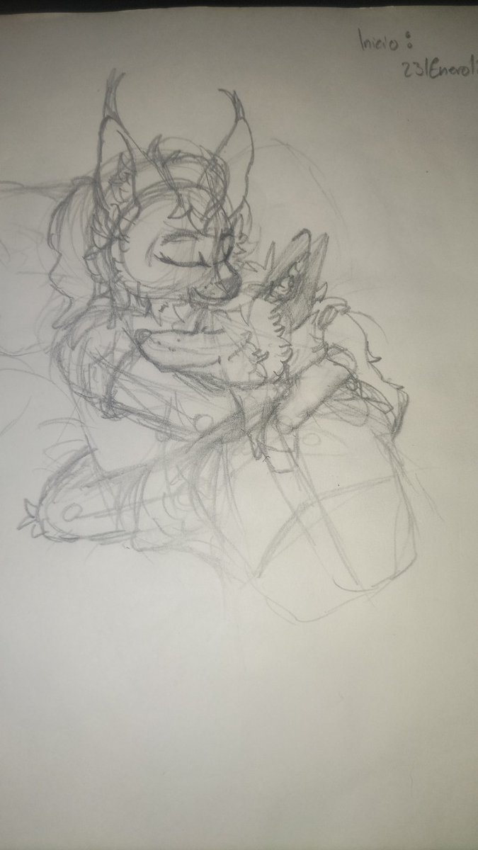 Un pequeño boceto para un regalo a mi novia.

Por 4 años, de amistad. 10 meses de noviazgo y nuestro primer San Valentín.

Seguiré subiendo avances a digital