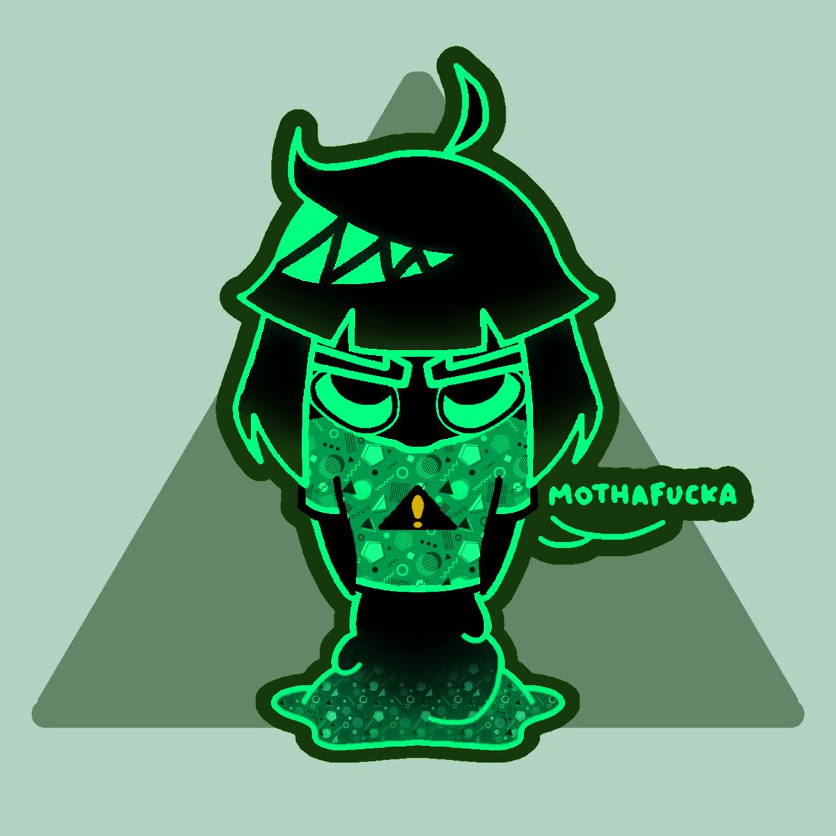 UnknownGGremlin's tweet photo. Angy lil toxic blob
Why, you may ask? Yes.

My insomniac-ass is still awake watchin his vods, got inspired and made this

Thanks for keeping me company tonight @phisnom lmao

#phisart https://t.co/c2fyhqIOIC