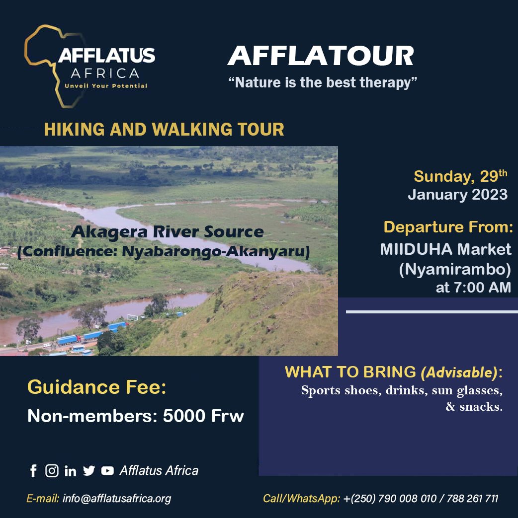 #RwOT join us this #Sunday for the morning's #hiking & #walking #tour session and evening session #Dreamer2Achiever as we learn from @JackieKalisa and Emmanuel's journeys.  #goals2023 #learning #InspirationalInfluencer #tourism #visitrwanda #localtourism