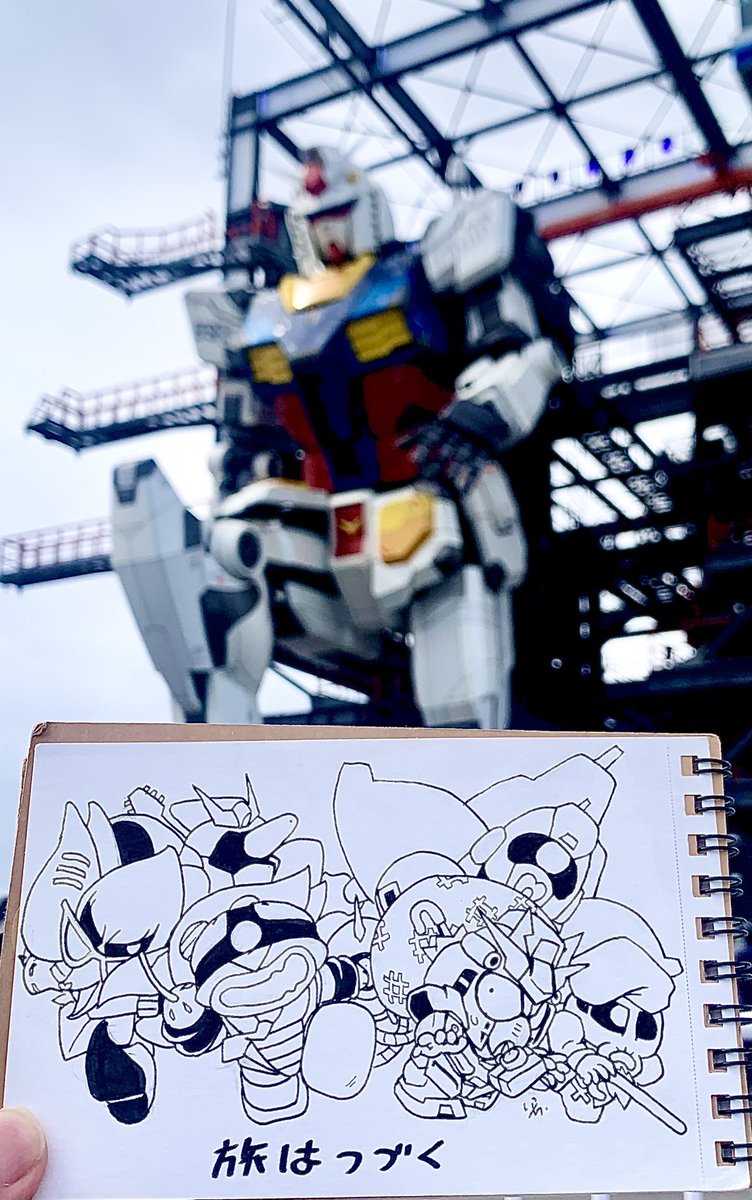 一緒に旅する機会の多いνガンダムさん #TLに深刻なνガンダム不足 