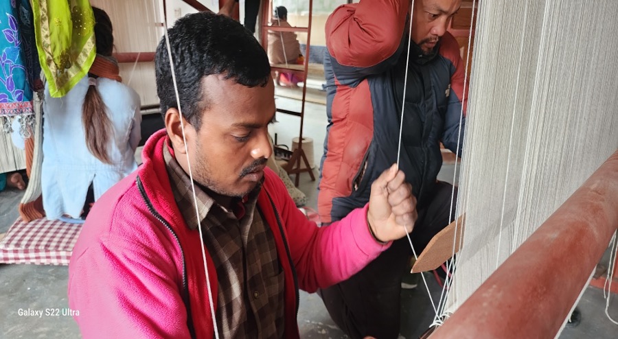 SEEP_Programme's tweet image. SEP is delighted to be a part of a promising PwD-centric partnership with Label STEP, and are eagerly tracking PwD beneficiaries' journeys to becoming skilled carpet weavers. Read about one such story (Shovakant Shah Teli) here: shorturl.at/qsuxZ
@UKinNepal