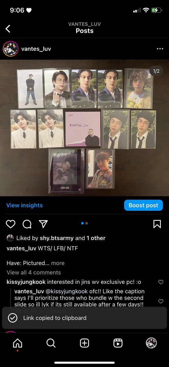 vantes_luv's tweet image. Posted a bunch of stuff for sale on my insta if anyone is interested!! 

#wtsbts #btssale #btspcs #btsselling 

instagram.com/p/CnyPnjhrD7S/…