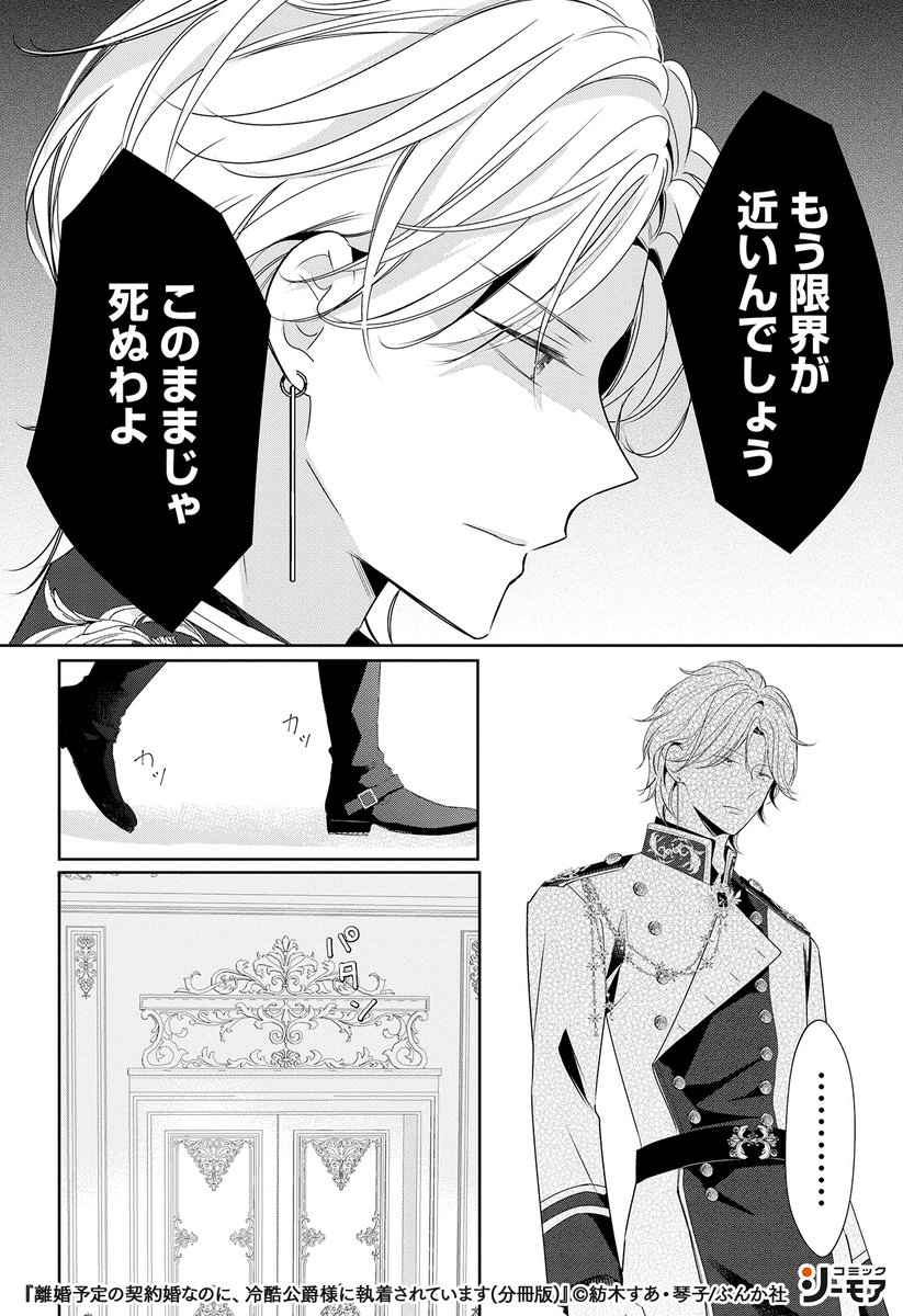 離婚予定の契約婚なのに、冷酷公爵様に執着されています』(2/4