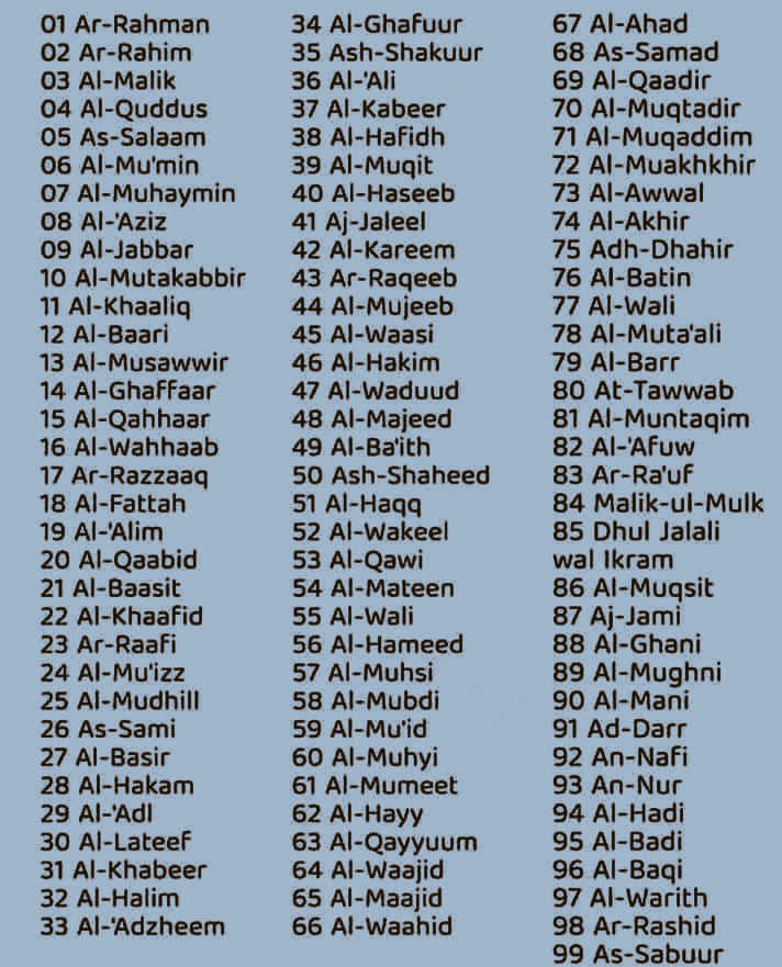 ziva_tech_ai's tweet photo. 99 beautiful names of Allah S W T❤️
How many retweets for this ❤️ https://t.co/o4qtwErbXA