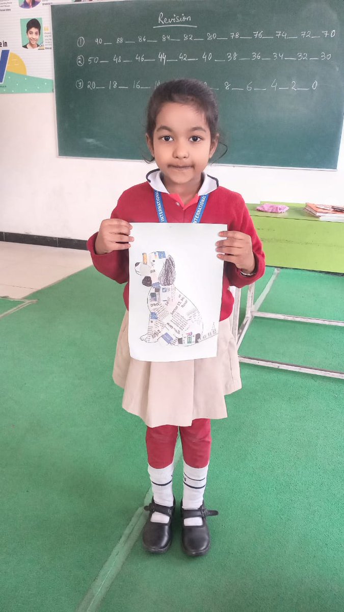 vedic_group's tweet image. Our UKG students took part in a collage activity where they made cute cartoons from newspaper pastings and also, made lovely cherishable memories of their school life together.

#VedicGroupofInstitutions #CreativityforKids #CollageActivity